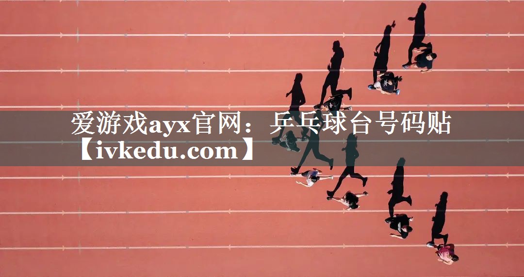 乒乓球台号码贴